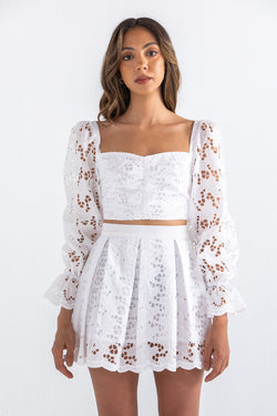 WHITE LACE SET