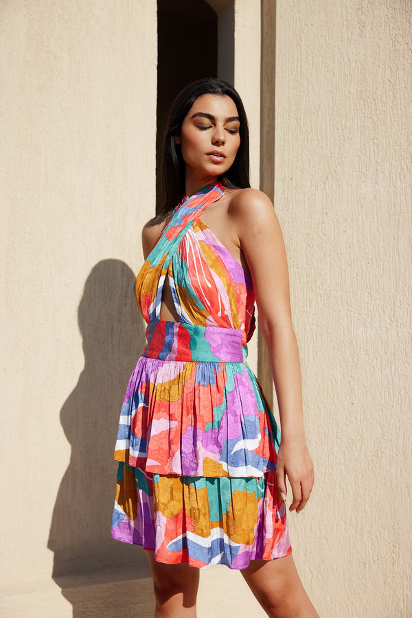 MULTI-COLOR DRESS